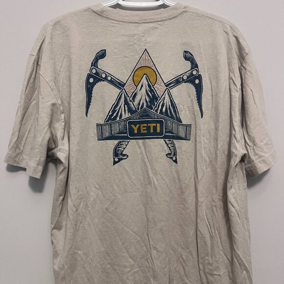 YETI Mountaineer Short-Sleeve T-Shirt Sz XL - Picture 1 of 3
